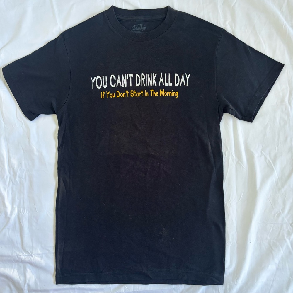 Jailbird Design Funny Adult Graphic Tee in Black Sz S